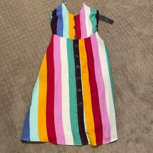 Striped Lulus Dress Brand New